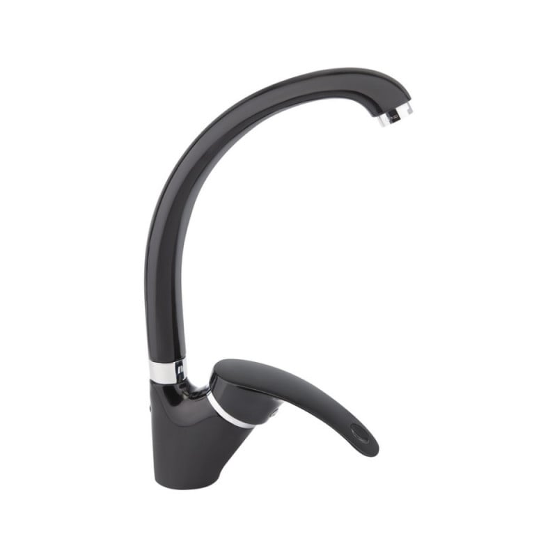 Змішувач для кухні Q-Tap Mars BLA 007 чорний матовий