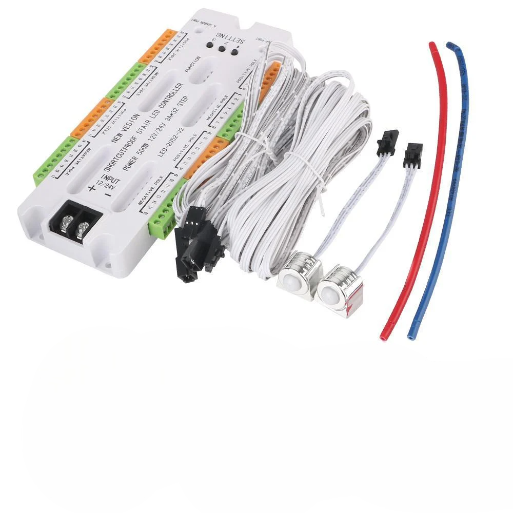 Контроллер для автоматизации подсветки лестницы до 32 ступеней 25А DC12-24V 32 канала (2598466361)