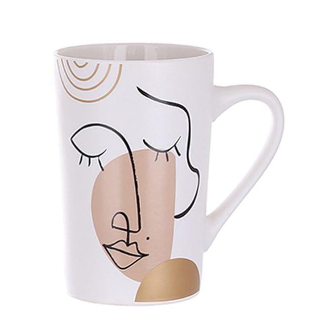 Чашка фарфоровая Flora Face 385 мл (33319)