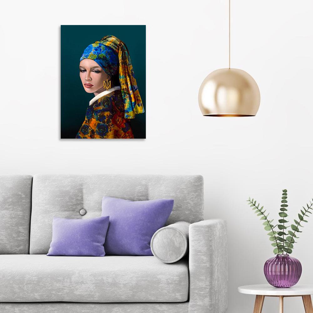 Алмазна мозаїка повна викладка SHLab SH-17757 Дівчина з гербом України 30x40 см (17757) - фото 4 Алмазна мозаїка повна викладка SHLab SH-17757 Дівчина з гербом України 30x40 см (17757) - фото 4