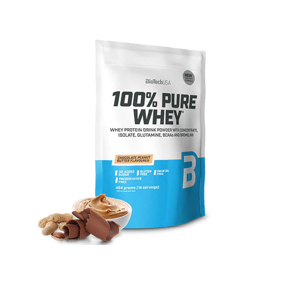 Протеин BioTechUSA 100% Pure Whey 454 g 16 servings Chocolate Peanut Butter