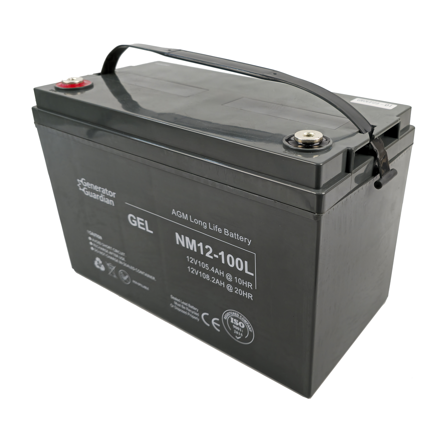 Аккумуляторная батарея Generator Guardian NM12100L GEL 12V 100Ah 1280Wh - фото 2 Аккумуляторная батарея Generator Guardian NM12100L GEL 12V 100Ah 1280Wh - фото 2