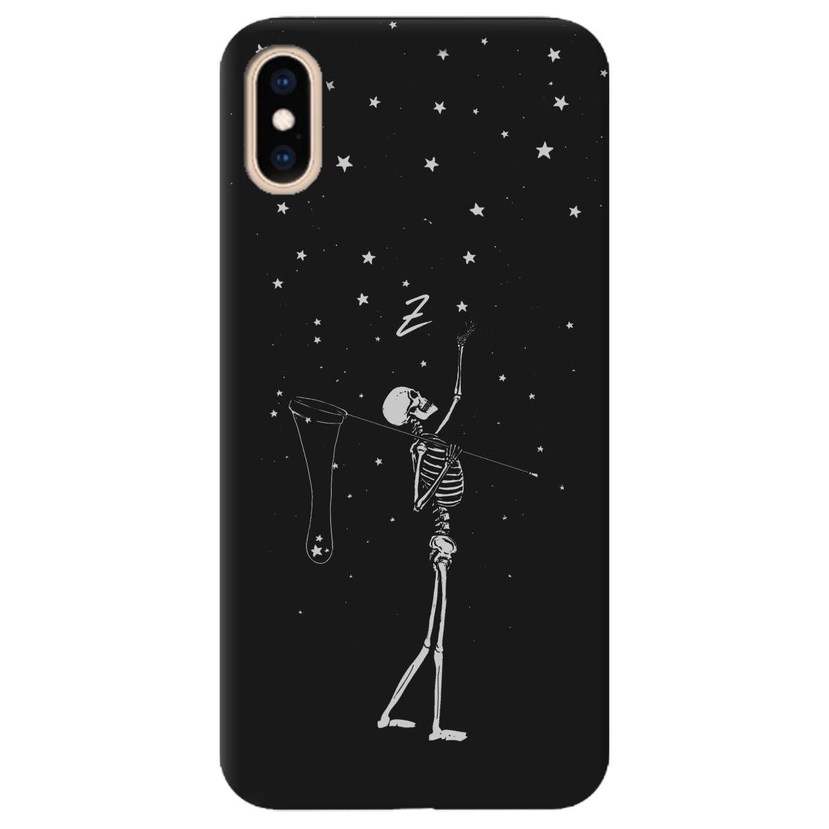 Силіконовий чохол Zorrov для Apple iPhone XS - Stars night (11210040206052150)