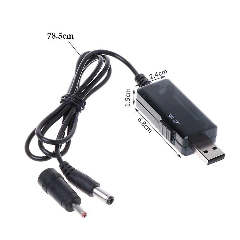 Кабель USB-DC для роутера 9V/12V з перемикачем (9202279) - фото 3