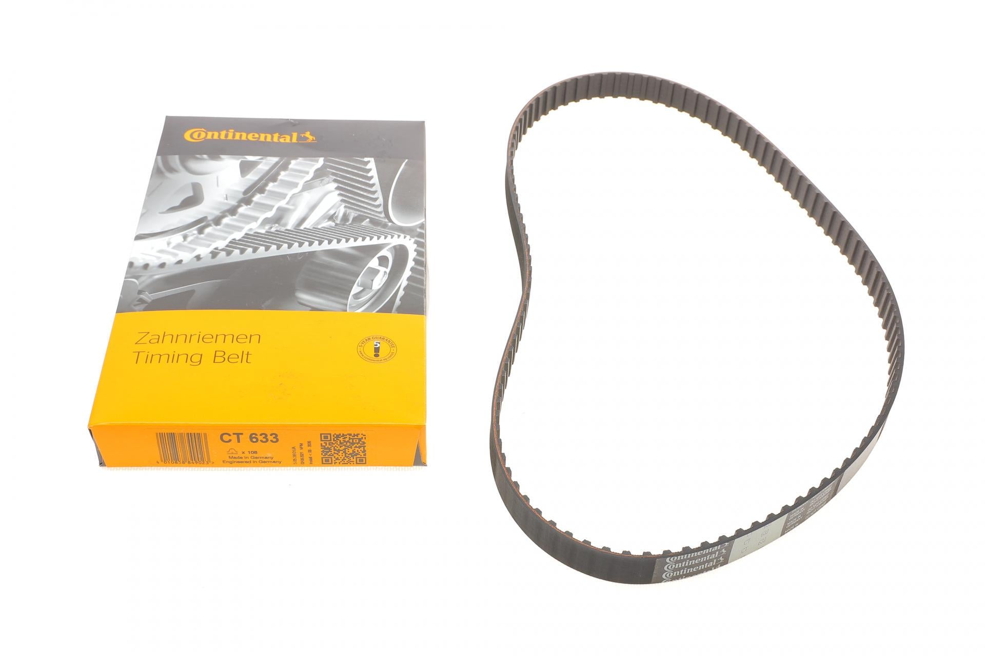 Ремень ГРМ VW Golf II/VW Passat/VW Polo 1.1/1.3i 75-92/Audi 80 1.3 78-86 108x19 CT633 CONTINENTAL