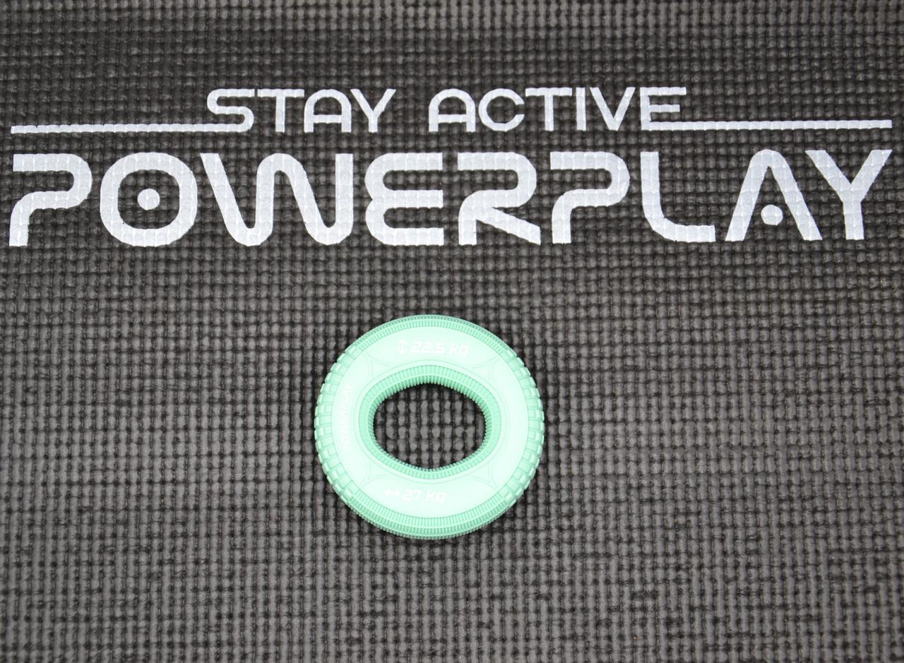 Эспандер кистевой силиконовый PowerPlay PP-4330 Hand Grip Loops Medium 22,5-27 кг Мятный (A-012893) - фото 8