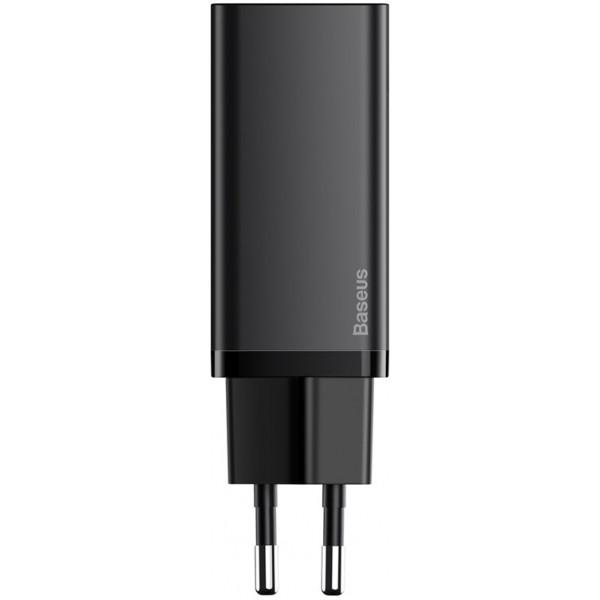 Зарядний пристрій Baseus GaN2 Lite 2 порту, USB + Type-C 65W Чорний (CCGAN2L-B01) - фото 2