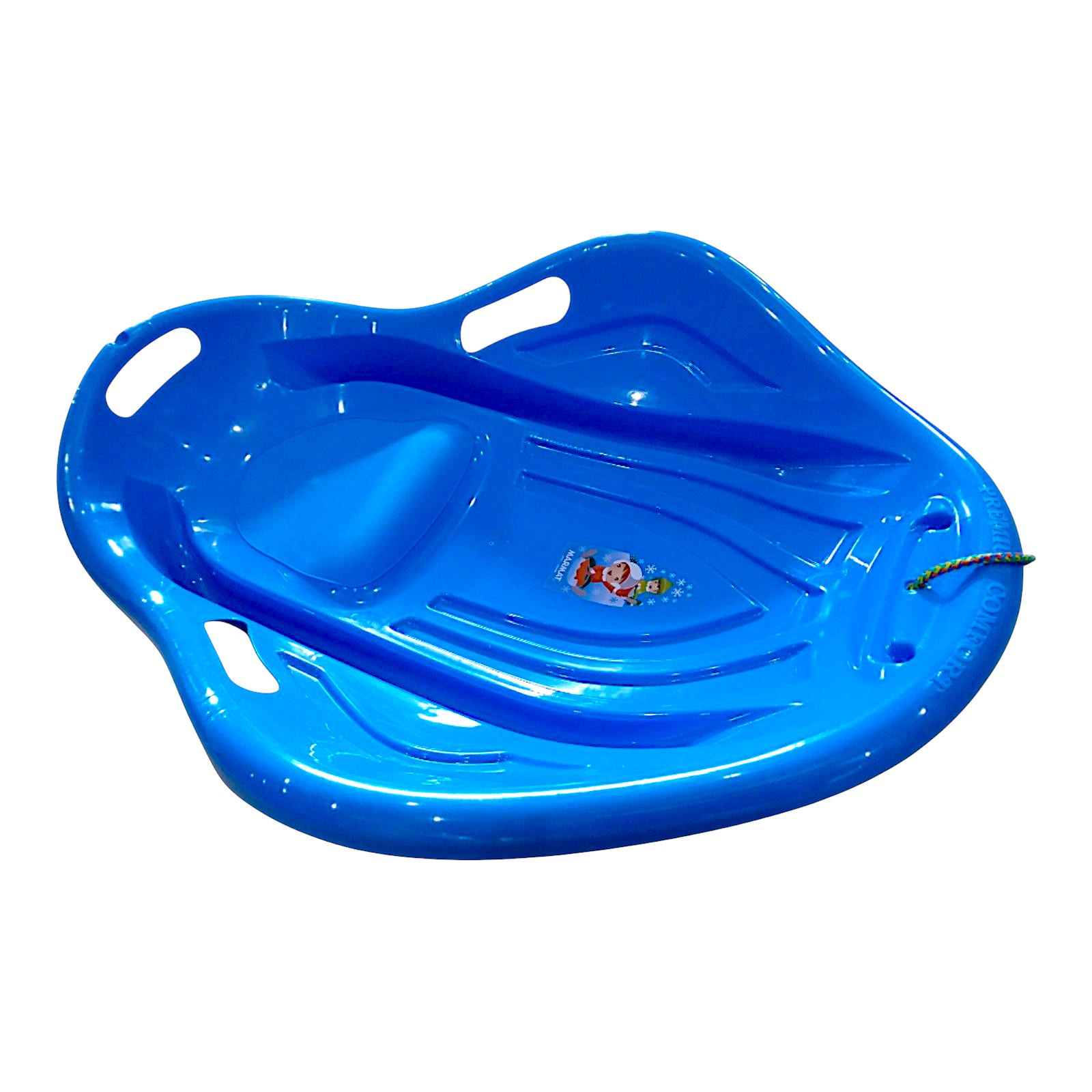 Санки-ледянка детские Marmat Мушля с ручками Синий (11149) - фото 4 Санки-ледянка детские Marmat Мушля с ручками Синий (11149) - фото 4