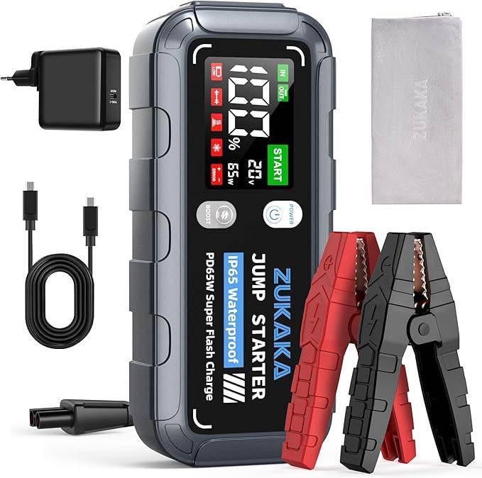 Стартер автомобільний Zukaka Jump Starter ZK005 пусковий пристрій 65 Вт із Power Bank 26800 мАг - фото 9