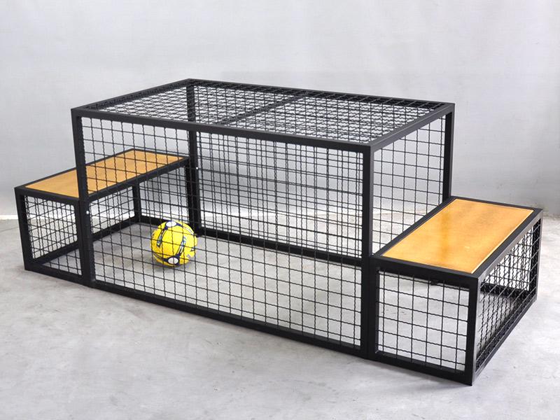 Сидячий подстольный футбол Kompred Subsoccer OL898 2200х800х800 мм Черный