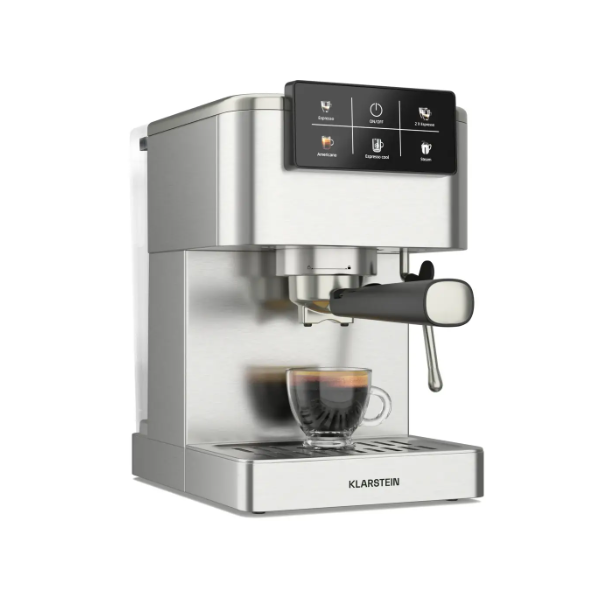 Эспрессо-машина Klarstein SteelPresso Touch 1350 Вт 20 бар