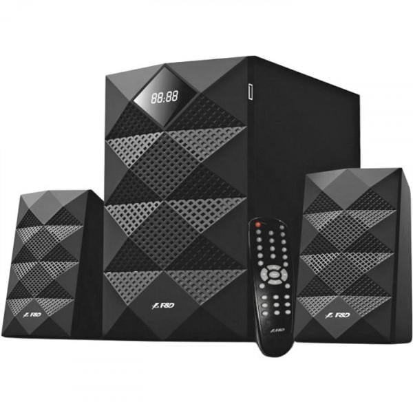Портативная колонка F&D A180X USB/RCA/Bluetooth с пультом 28 Вт Черный (65415)
