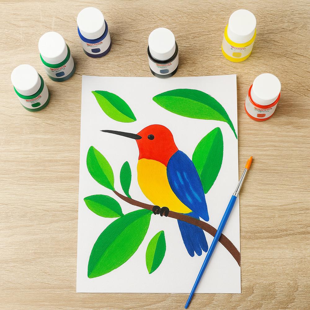 Акрилові фарби художні 60 мл 12 кольорів (37-122200) - фото 3 Акрилові фарби художні 60 мл 12 кольорів (37-122200) - фото 3