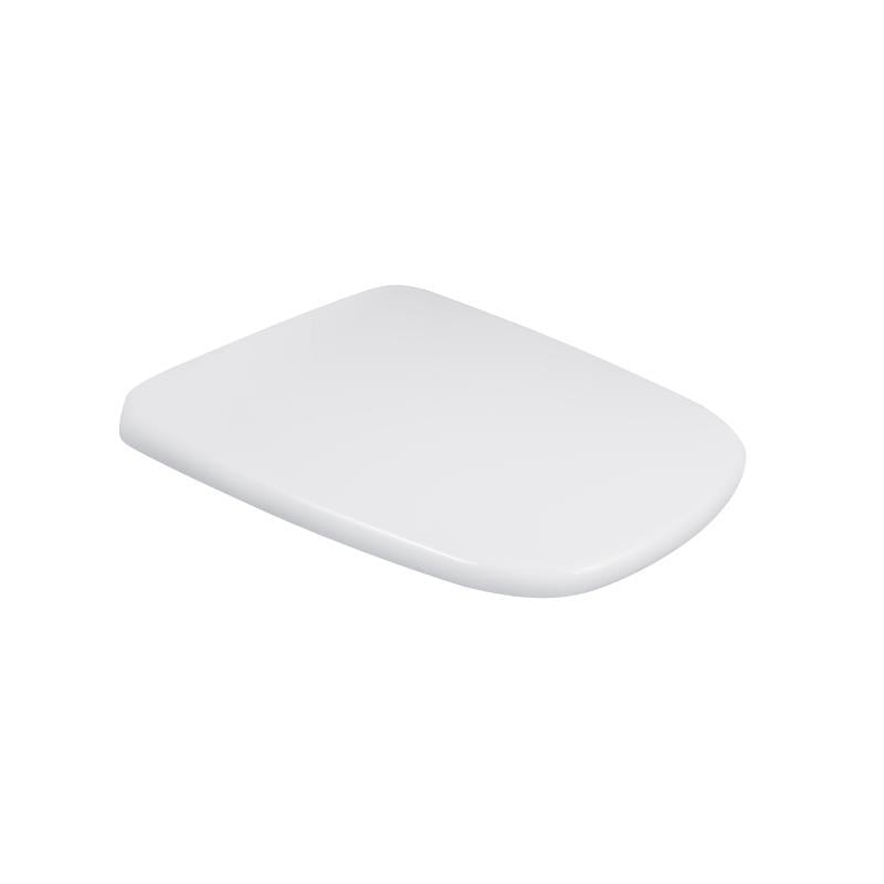 Сидіння для унітазу Qtap Gemini з мікроліфтом Slim Duroplast Quick relase 360х455х45 мм White (11405523)