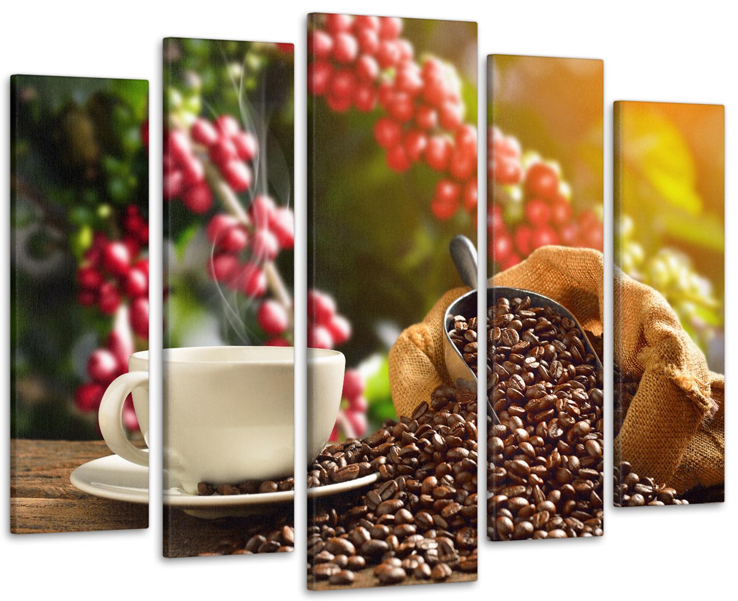 Картина модульная Чашка кофе 90х132 см (Art-331_5)