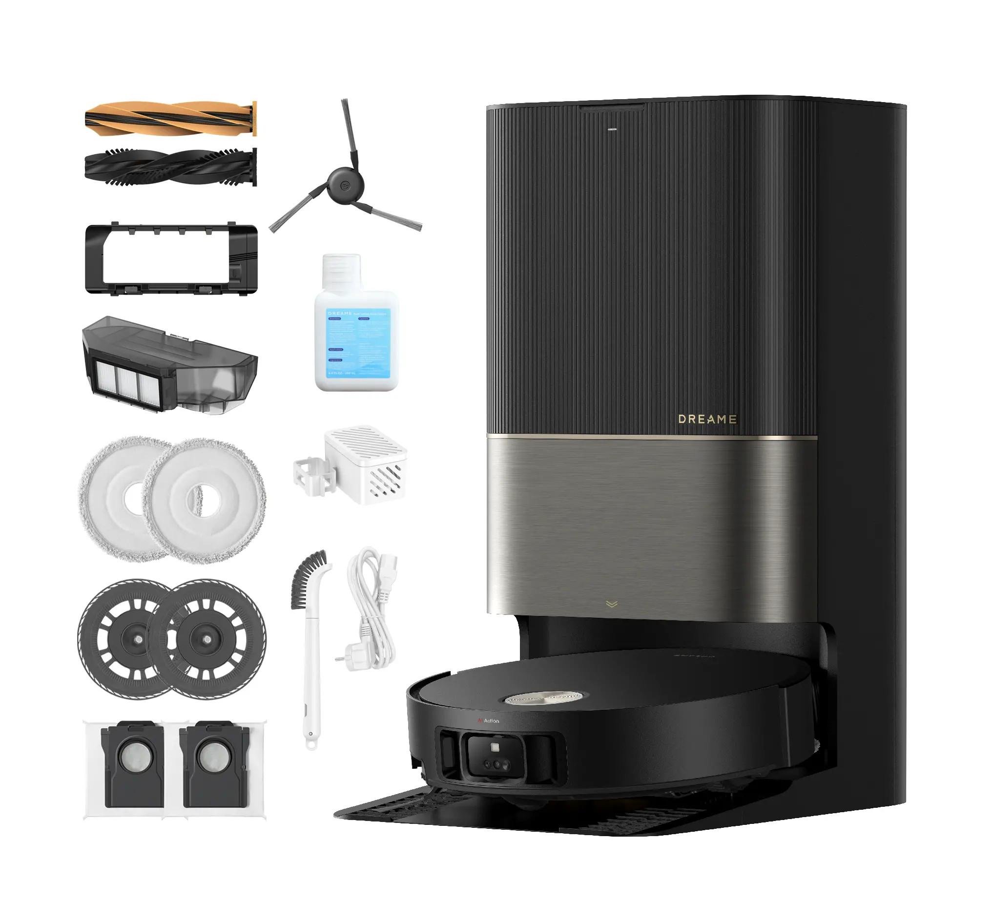 Робот-пилосос з вологим прибиранням DREAME X50 Ultra Чорний (RLX85CE-6-BL)