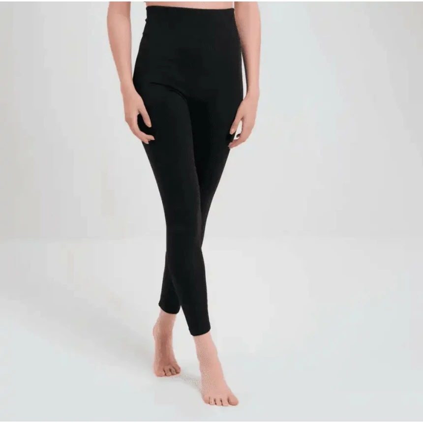 Лосины шерстяные 4XL-6XL Черный (73482-3)