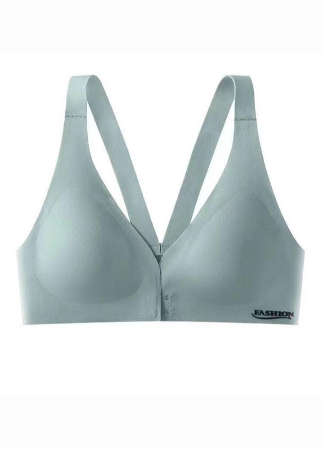 Бюстгальтер гладкий с передней застежкой Нежный XL Оливковый (703-80-85)