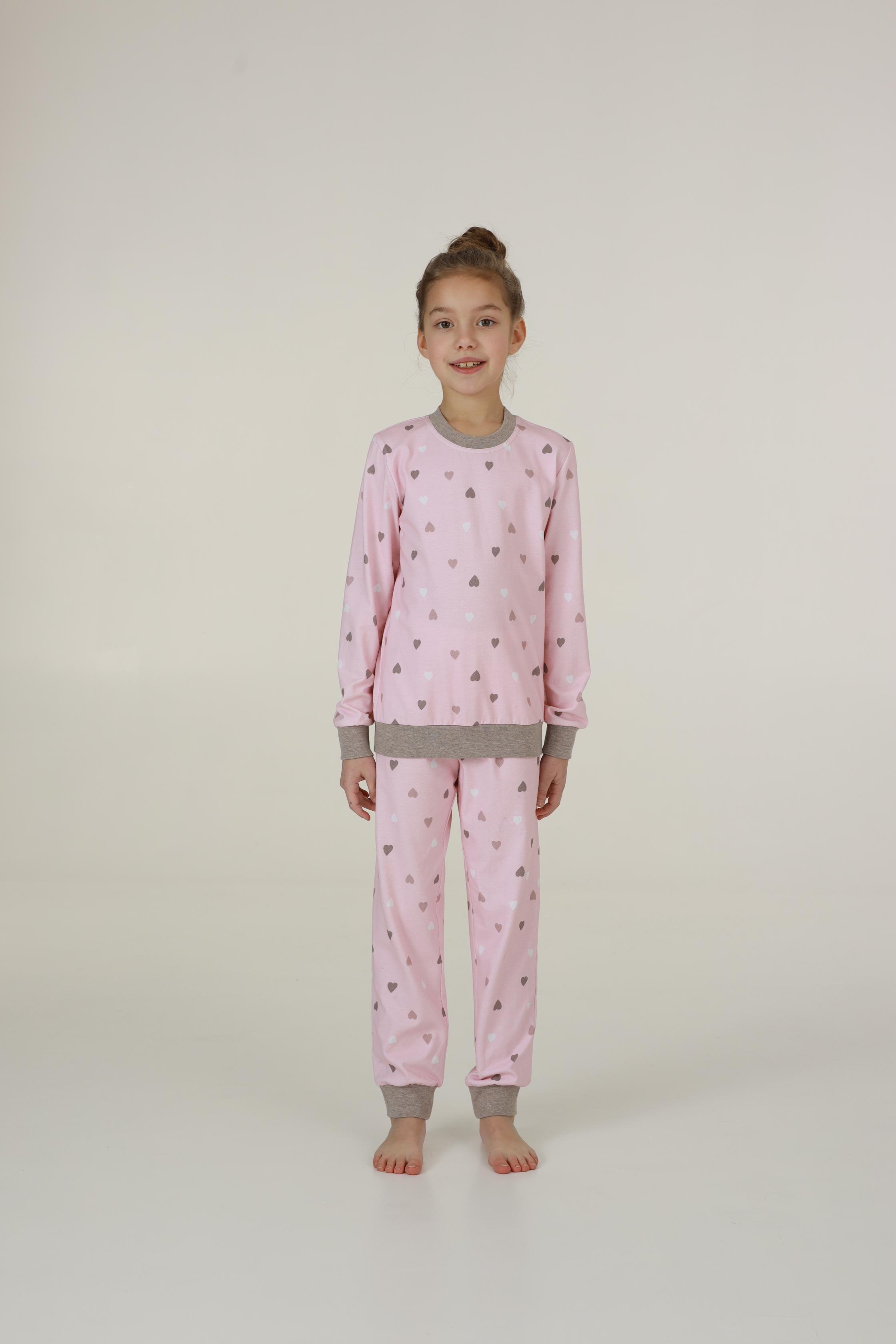 Пижама для девочки теплая Ellen SENTIMENT GPF 0582/02/02 146 см Розовый