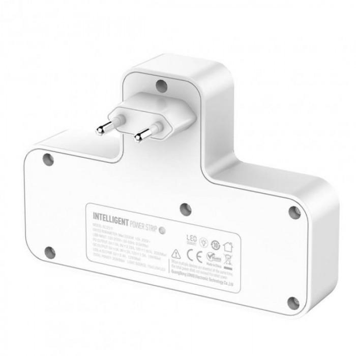 Розгалужувач мережевий LDNIO SC2311 на 2 розетки 2 USB 3A/Type C - фото 7 Розгалужувач мережевий LDNIO SC2311 на 2 розетки 2 USB 3A/Type C - фото 7