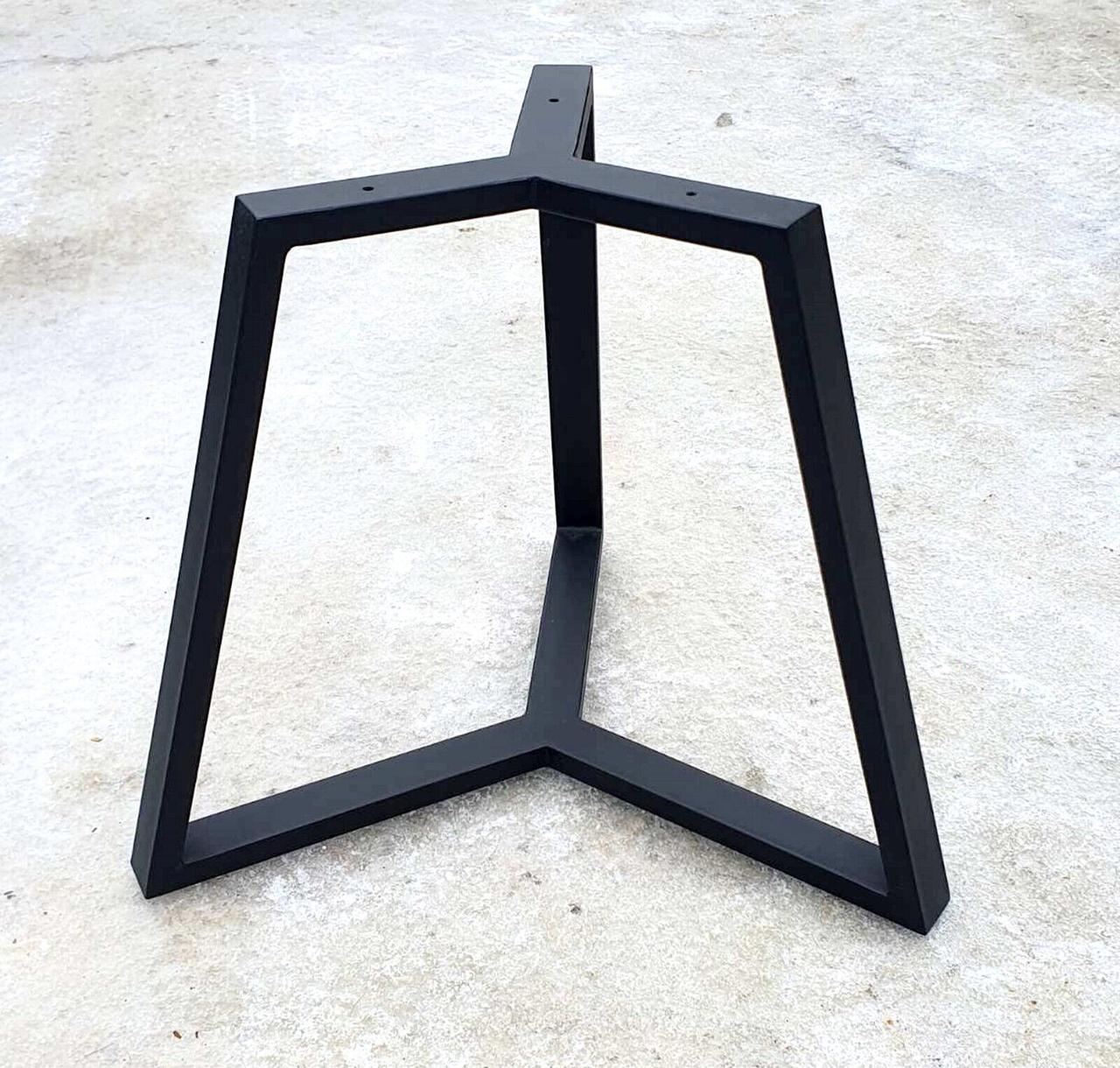 Каркас для журнального столу з металу Ø 600 мм H 440 мм Чорний (1072) - фото 4 Каркас для журнального столу з металу Ø 600 мм H 440 мм Чорний (1072) - фото 4