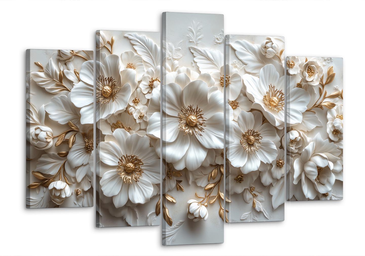 Картина модульная MAKO элегантные цветы 80x125 см (MK50598)