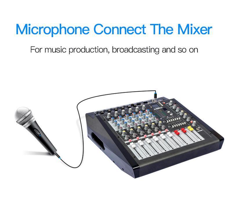 Кабель Vention XLR мама-6.5 мм Jack папа для мікшеру 15 м Чорний (BBEBN) - фото 6 Кабель Vention XLR мама-6.5 мм Jack папа для мікшеру 15 м Чорний (BBEBN) - фото 6