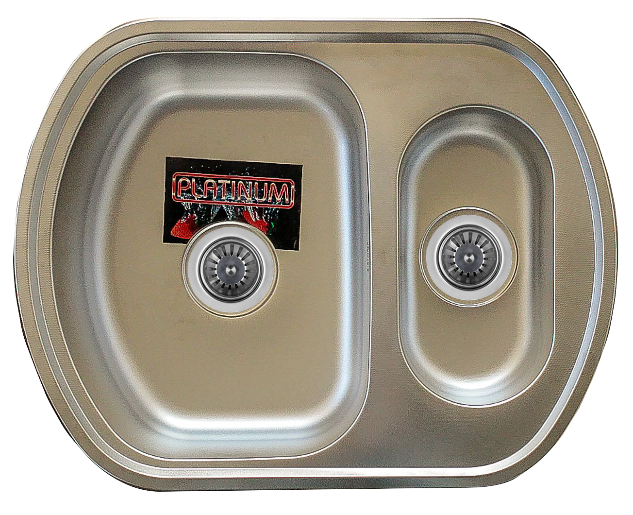 Мойка кухонная Platinum Сатин 6349D с нержавеющей стали 0,8/180 мм (000009924) Мойка кухонная Platinum Сатин 6349D с нержавеющей стали 0,8/180 мм (000009924)