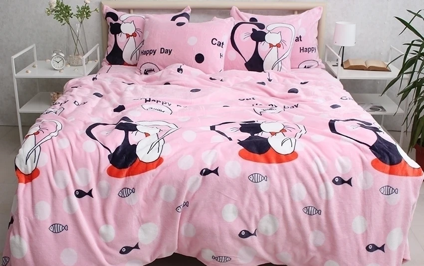 Комплект постільної білизни TAG Tekstil велсофт ALM1909 євро (18784) Комплект постільної білизни TAG Tekstil велсофт ALM1909 євро (18784)