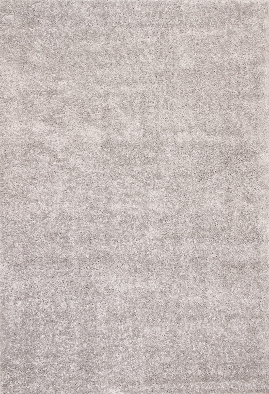 Ковер с длинным ворсом Royal Peru PU03A 1,2x2 м прямоугольный Светло-серый (00-00010010)