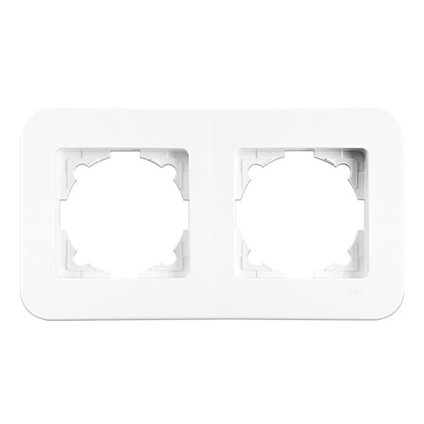 Рамка Viko Rollina 2-местная Белый