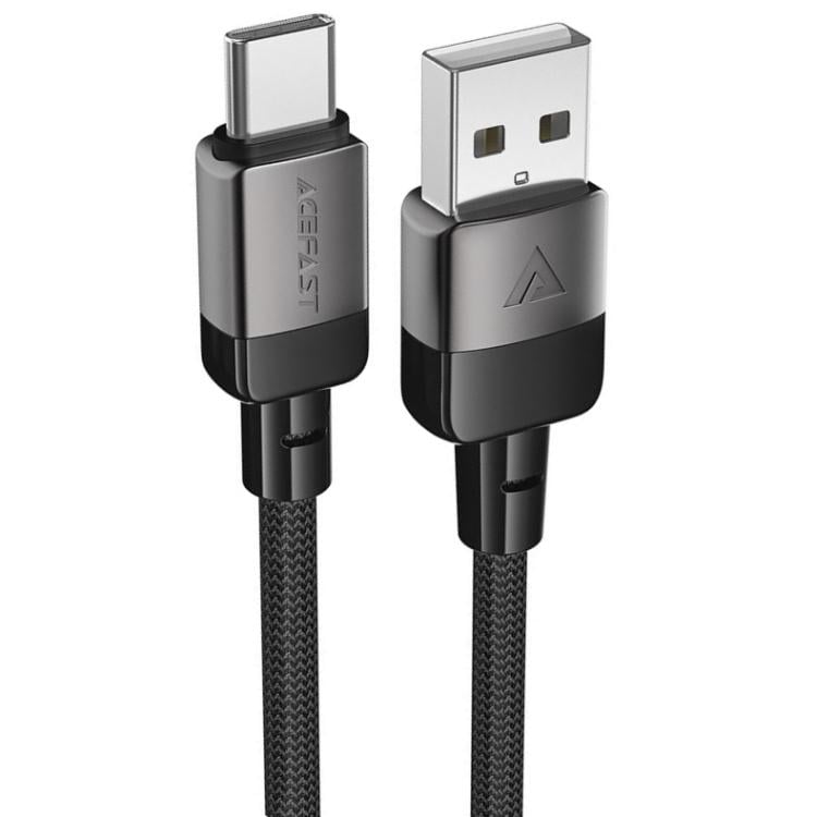 Кабель Acefast C9-04 USB 2.0 USB to Type-C 3A 1,2 м Black (6974316283010)