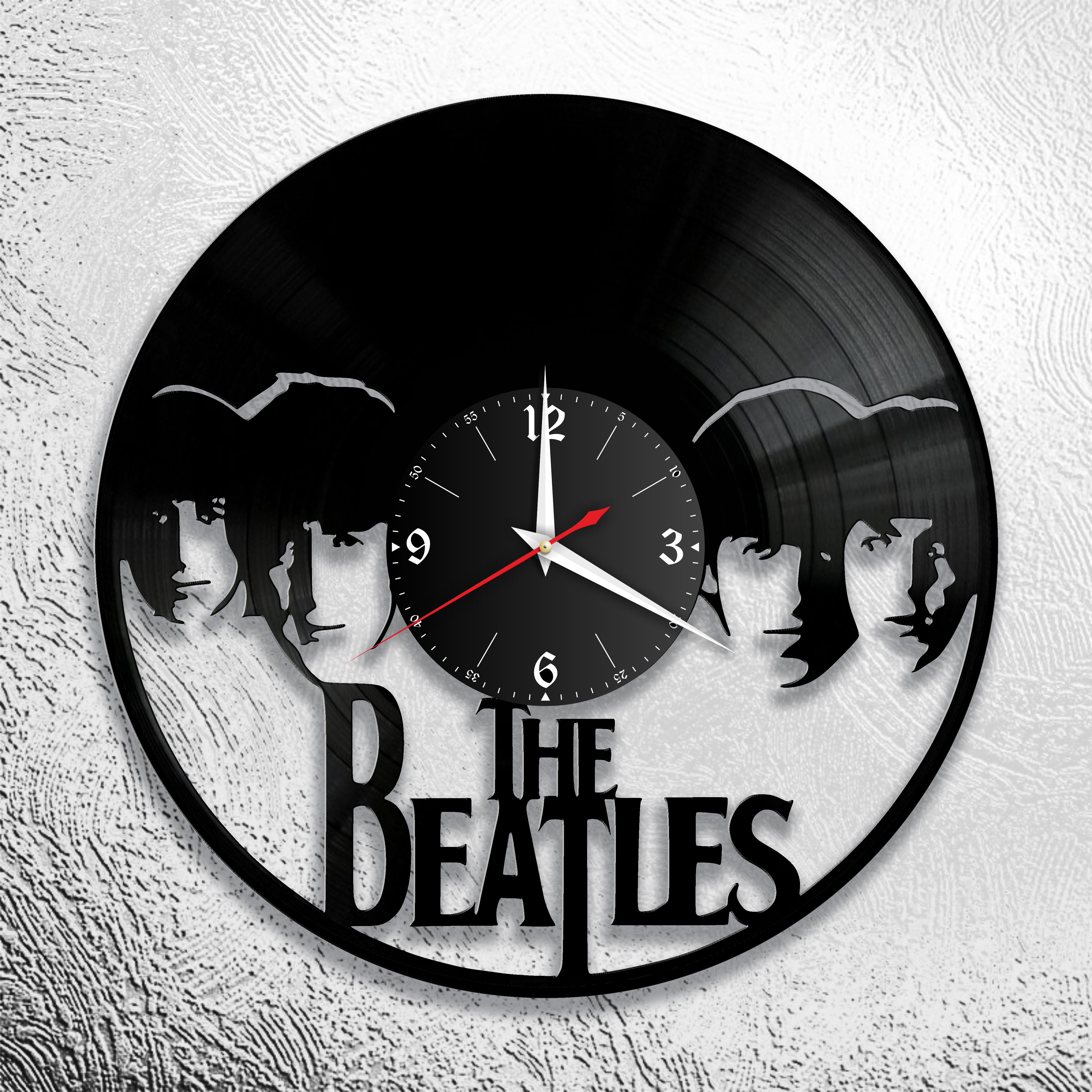 Часы настенные Битлз 0633 из виниловой пластинки