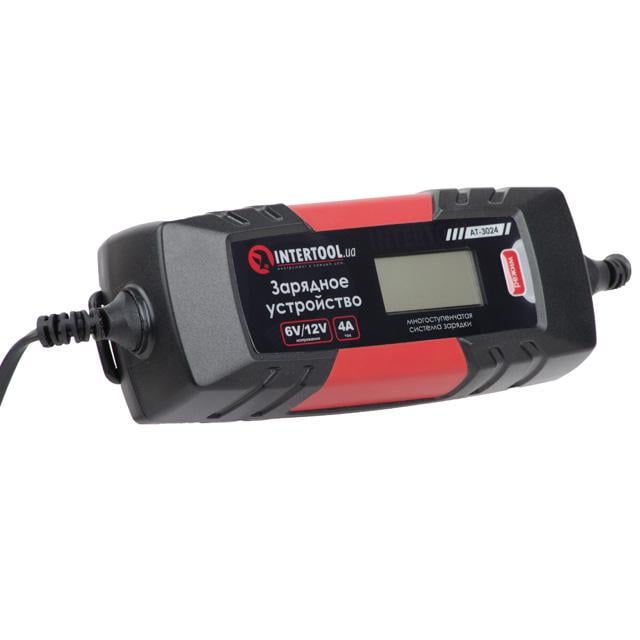 Зарядний пристрій Intertool 6/12 В 4 А 230 В 1,2-120 А/г (AT-3024) - фото 2 Зарядний пристрій Intertool 6/12 В 4 А 230 В 1,2-120 А/г (AT-3024) - фото 2