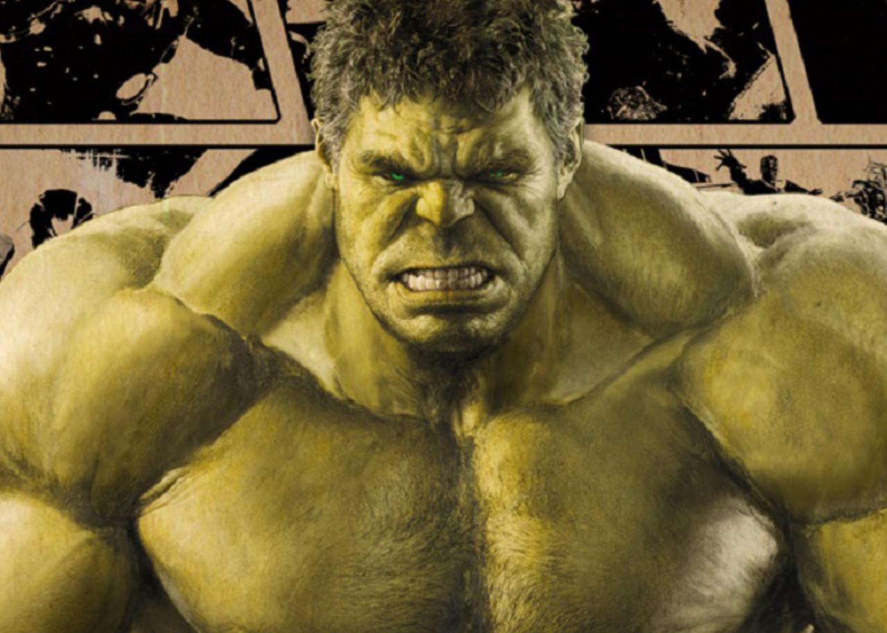 Картина постер Gee! Hulk Халк персонаж 60х40 см HK.09.002