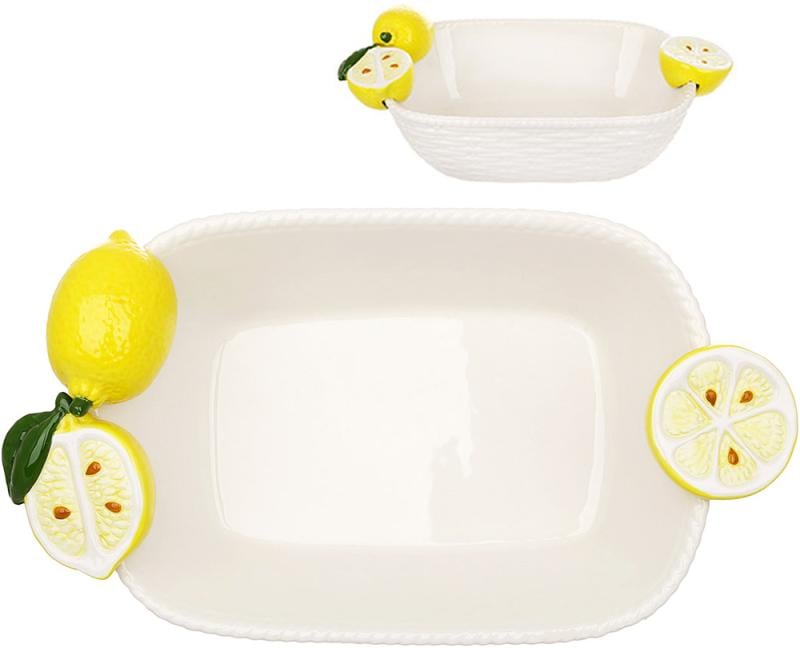 Салатница керамическая с принтом Сочные лимоны 1000 мл Салатница керамическая с принтом Сочные лимоны 1000 мл