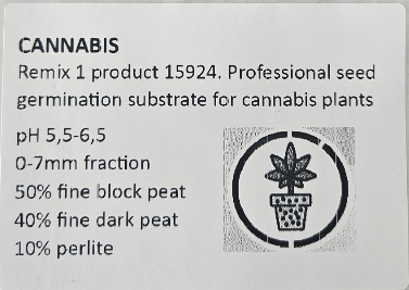 Торфяной субстрат Remix 4 для каннабиса SAULA 5.5-6.5 pH 70 л (2594881449) - фото 3 Торфяной субстрат Remix 4 для каннабиса SAULA 5.5-6.5 pH 70 л (2594881449) - фото 3