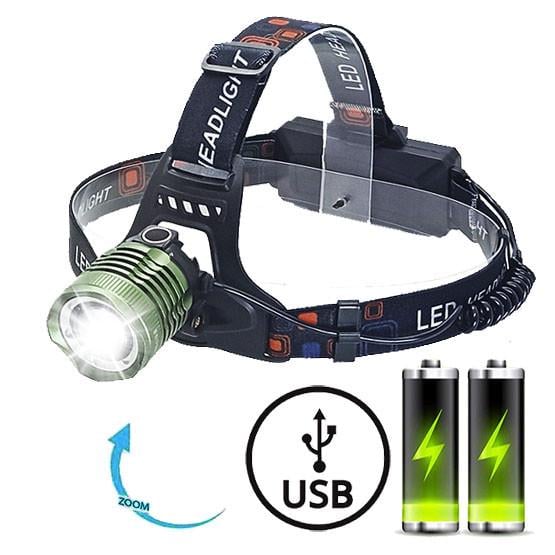 Ліхтар налобний BL-2189-T6 USB/з оптичним зумом (1066511255) - фото 2 Ліхтар налобний BL-2189-T6 USB/з оптичним зумом (1066511255) - фото 2