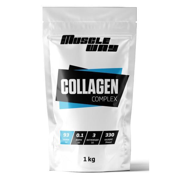 Коллаген гидролизованный MuscleWay COLLAGEN COMPLEX натуральный 100 порций 1 кг Крем-сливки (124-125-kg-mw-rs1-10)