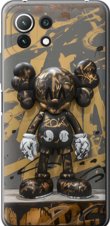 Чехол на Xiaomi Mi 11 Lite Bronze kaws (6097u-2281-42517)