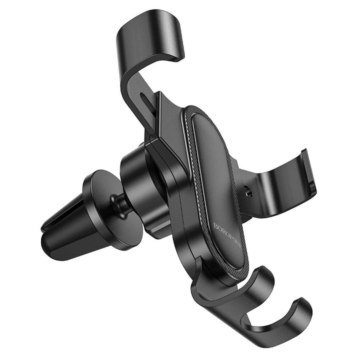 Держатель для телефона в авто Borofone BH74 Rock Air outlet gravity car holder Black (578931) Держатель для телефона в авто Borofone BH74 Rock Air outlet gravity car holder Black (578931)