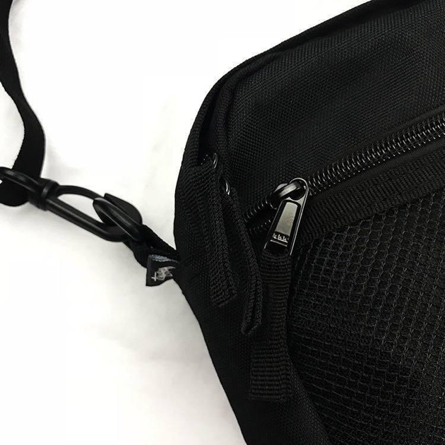 Сумка месенджер через плече Stussy Чорний - фото 3 Сумка месенджер через плече Stussy Чорний - фото 3