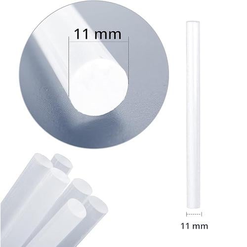 Стержні для клейового пістолета силіконові G02 ящик 25 кг 11x190 мм Напівпрозорий (957100) - фото 3 Стержні для клейового пістолета силіконові G02 ящик 25 кг 11x190 мм Напівпрозорий (957100) - фото 3