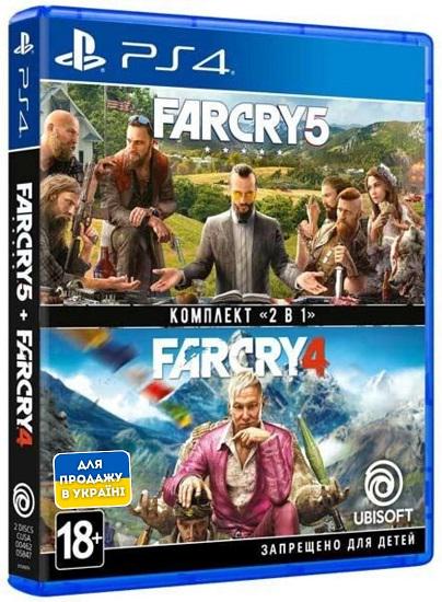 Гра Far Cry 4 та Far Cry 5 для PS4 Blu-ray/English version (0372)