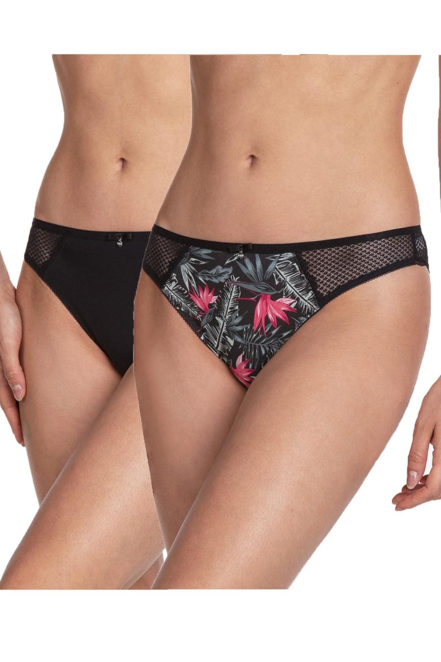 Трусики бразилиана Lama р. 2/S Черный (74328) Трусики бразилиана Lama р. 2/S Черный (74328)