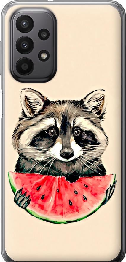 Чехол на Samsung Galaxy A23 A235F Енотик с арбузом (4605u-2587-42517) Чехол на Samsung Galaxy A23 A235F Енотик с арбузом (4605u-2587-42517)