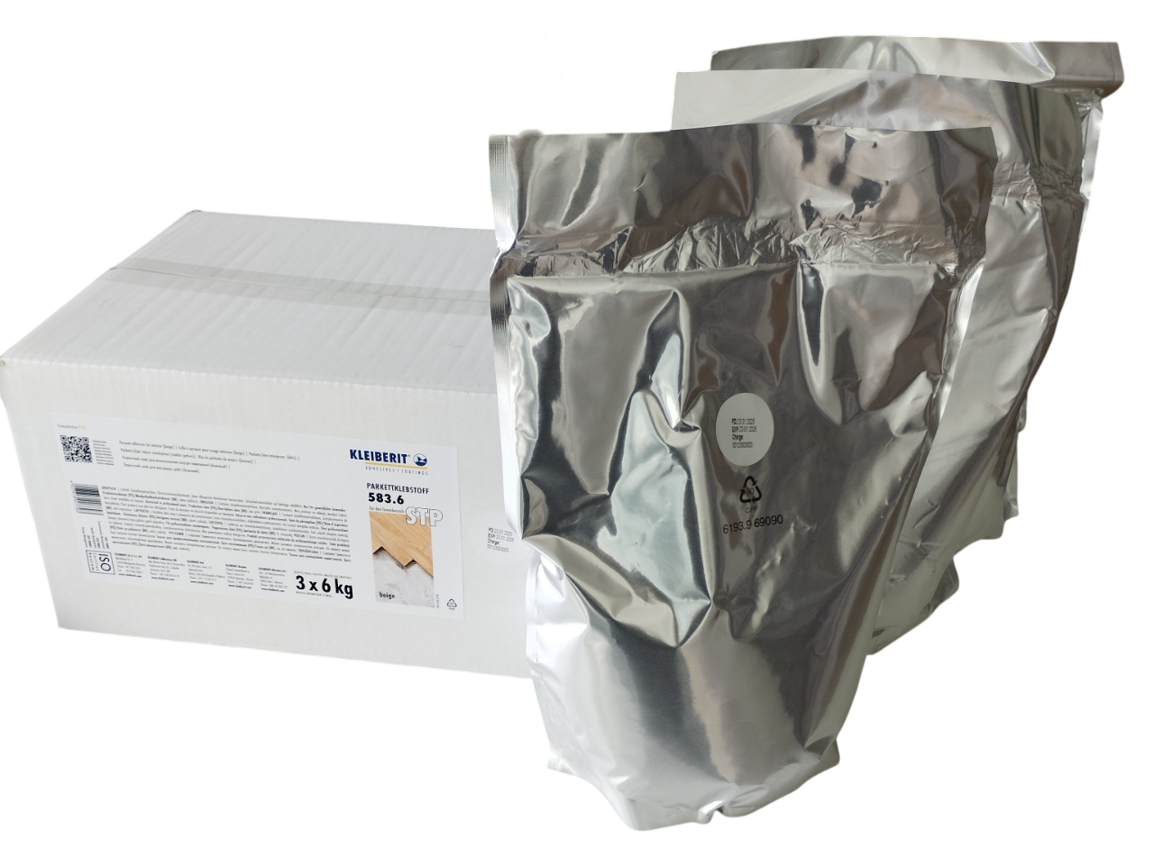 Клей паркетный Kleiberit STP 583.6 силано-терминированный полимер 6 кг Бежевый (2562627587) Клей паркетный Kleiberit STP 583.6 силано-терминированный полимер 6 кг Бежевый (2562627587)