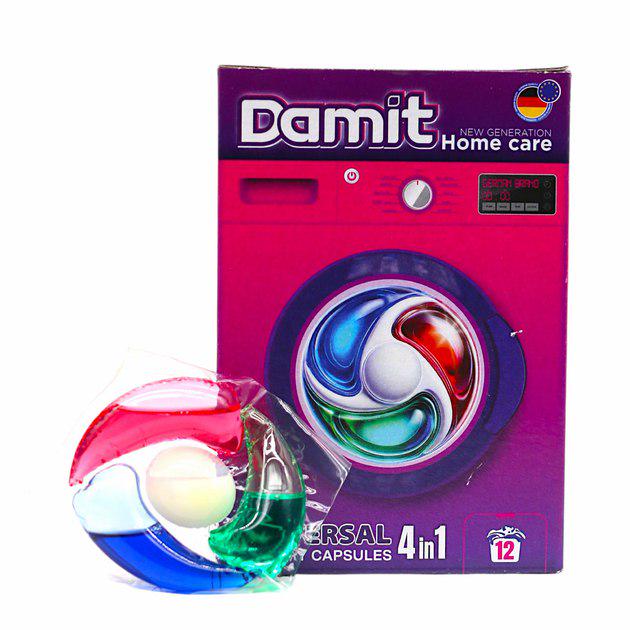 Капсули для прання Damit Universal 4in1 12 шт. (13352771)