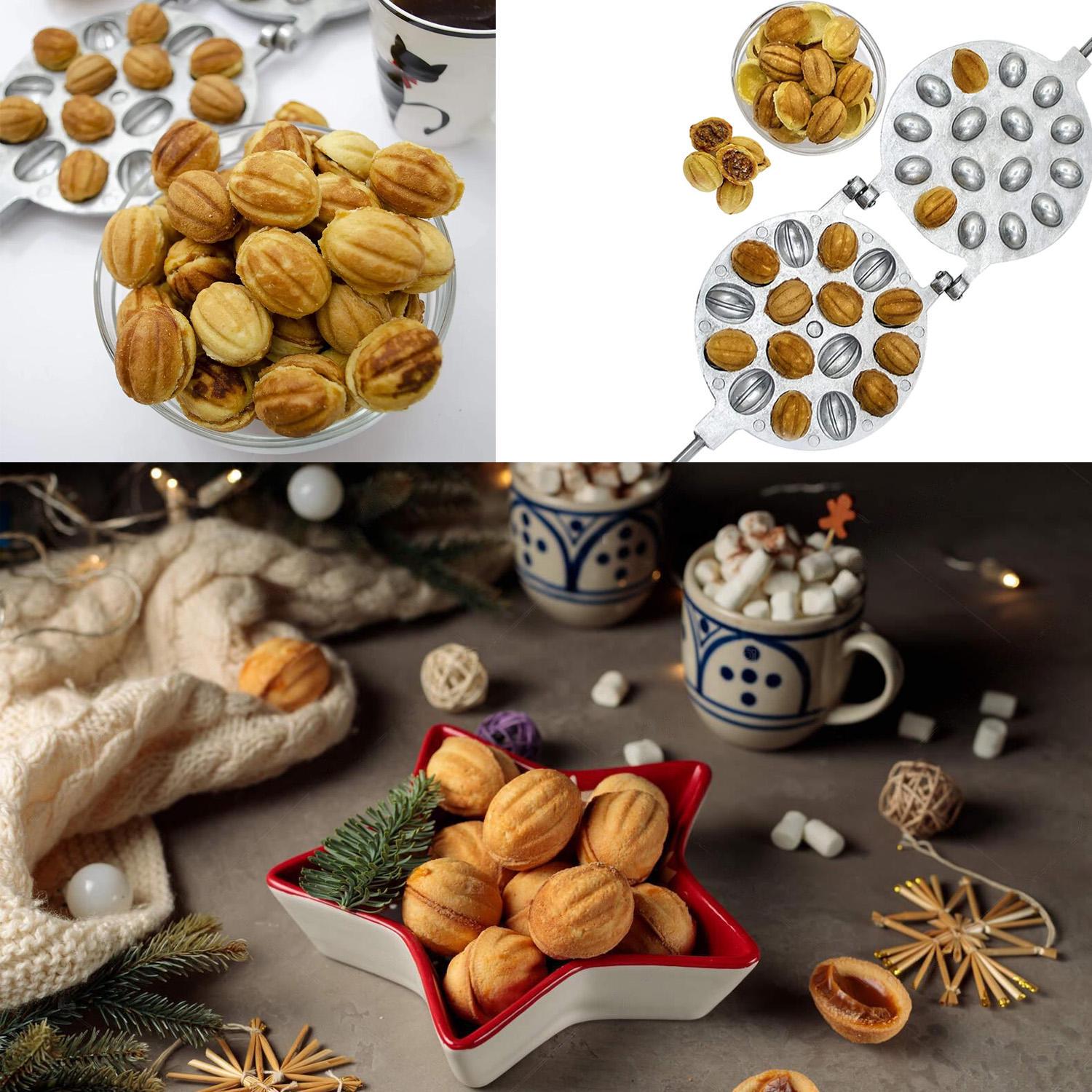 Набір форм для випічки для 16 горішків з начинкою 2 шт. (19208972) - фото 17 Набір форм для випічки для 16 горішків з начинкою 2 шт. (19208972) - фото 17