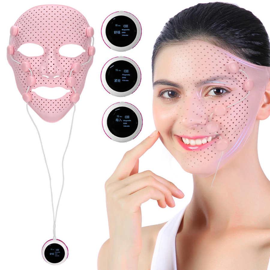 Маска-масажер для обличчя Smart Face massager Рожевий - фото 6